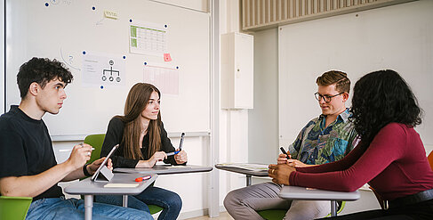 Gruppe von Studierenden