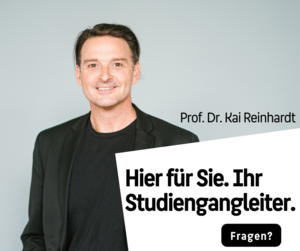 Prof. Dr. Kai Reinhardt, der Studiengangleiter für Arbeits- und Personalmanagemen. Das Bild dient als Seitenteaser für den MAP-Studiengangsbereich auf der Website