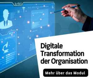 Prof. Kai Reinhardt präsentiert das Modul "Digitale Transformation der Organisation" im MAP-Programm an der HTW Berlin.